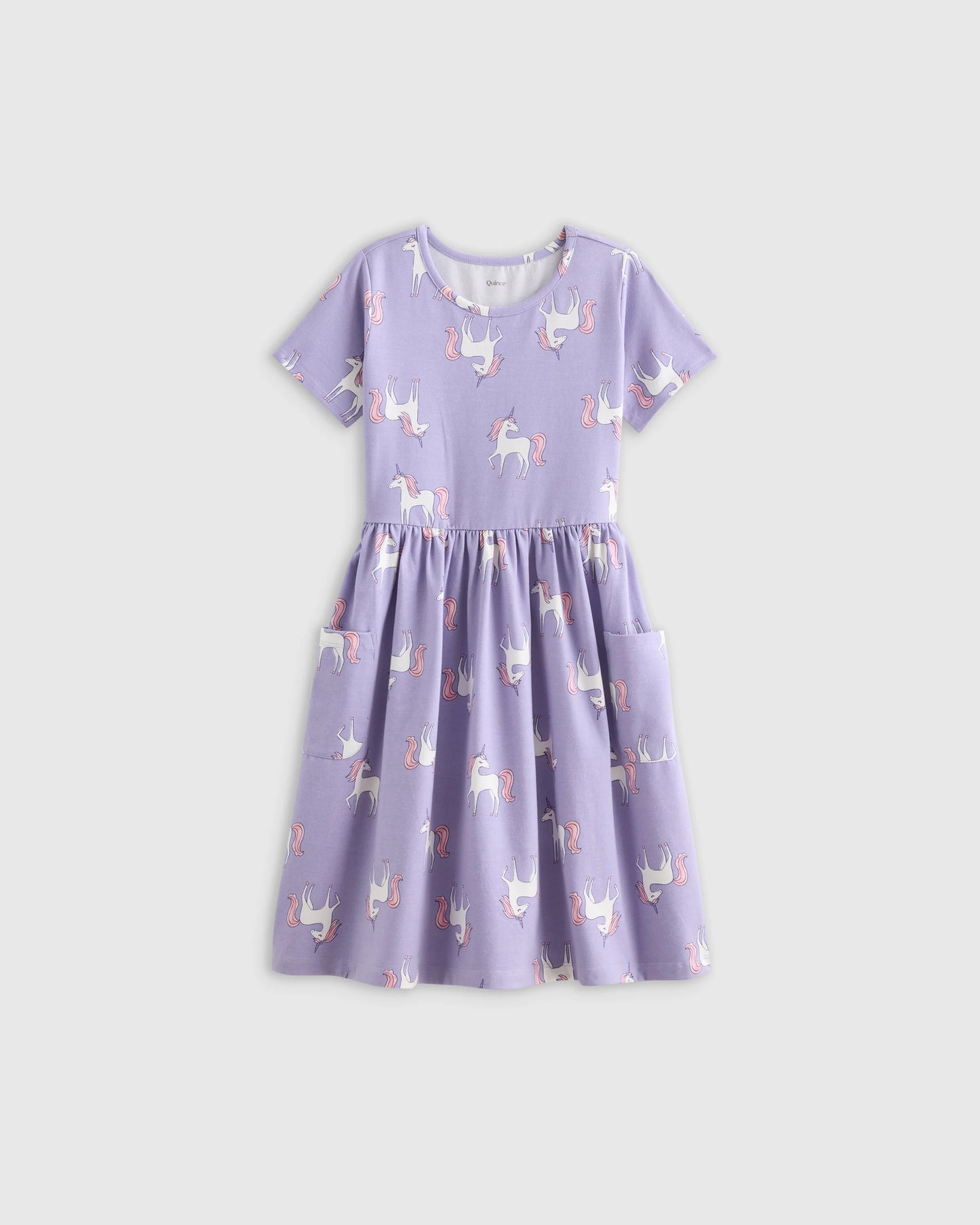 Organic Cotton Fit and Flare Pocket Dress - 2T / Critter Floral