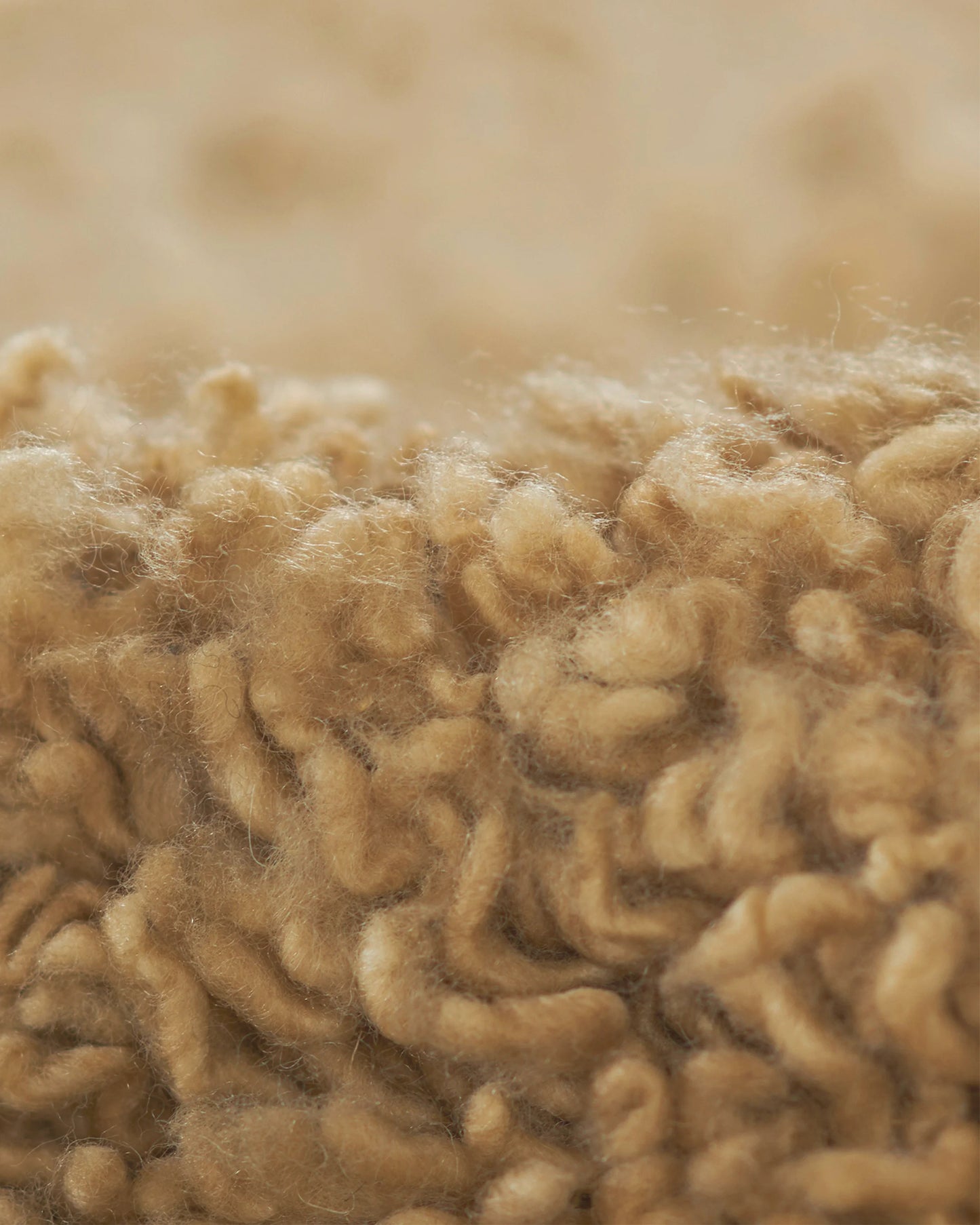 Dover Wool Shag Rug - 5' x 8' / Natural