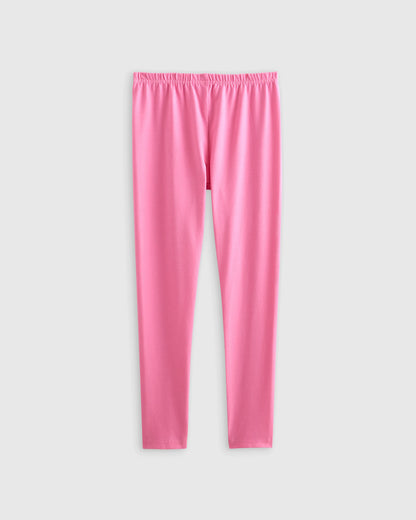 Organic Cotton Leggings - 6 / Red