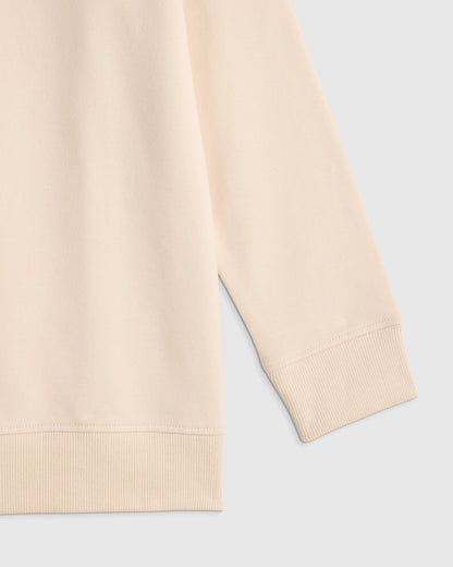 Organic Cotton French Terry Crew Neck Sweatshirt - 2T / Heart Graphic