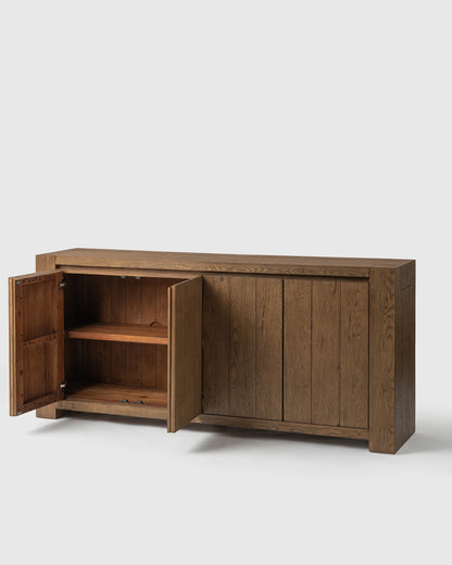 Reclaimed Oak Sideboard - One Size / Cafe Brown