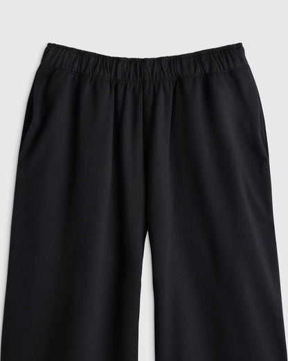 Girls Organic Cotton French Terry Wide Leg Pant - 6 / Pink Rose