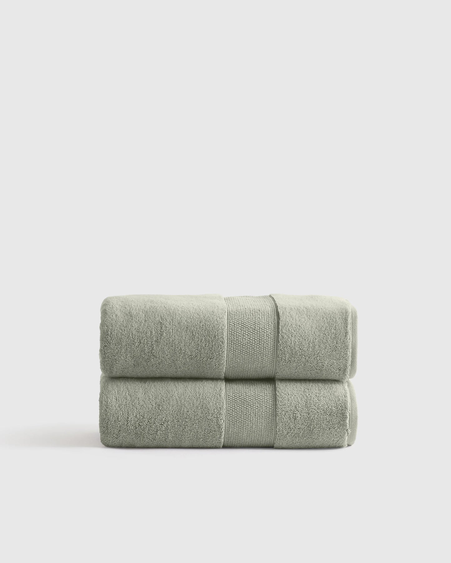 Classic Organic Turkish Cotton Bath Towel (Set of 2) - One Size / White
