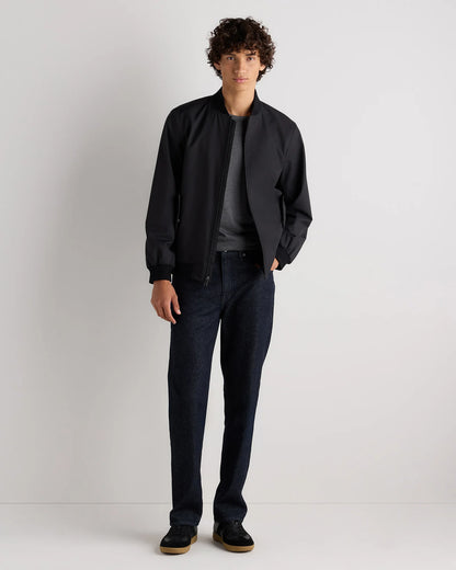 Water-Resistant Flex Bomber Jacket - S / Black