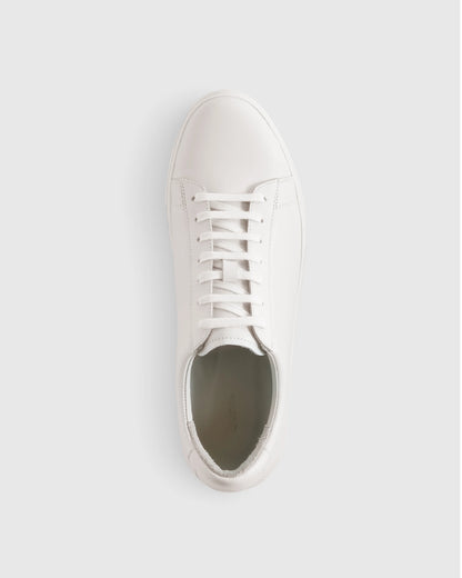 Italian Leather Everyday Sneaker - 7 / Black/Black