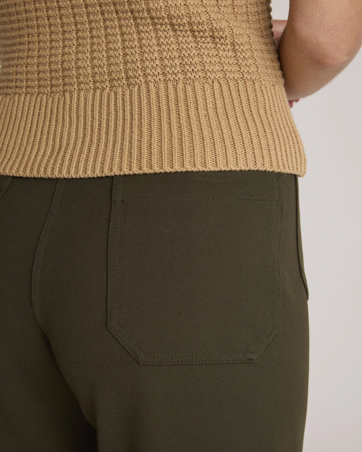 Ultra-Stretch Ponte Cropped Wide Leg Pants - 0 / Espresso