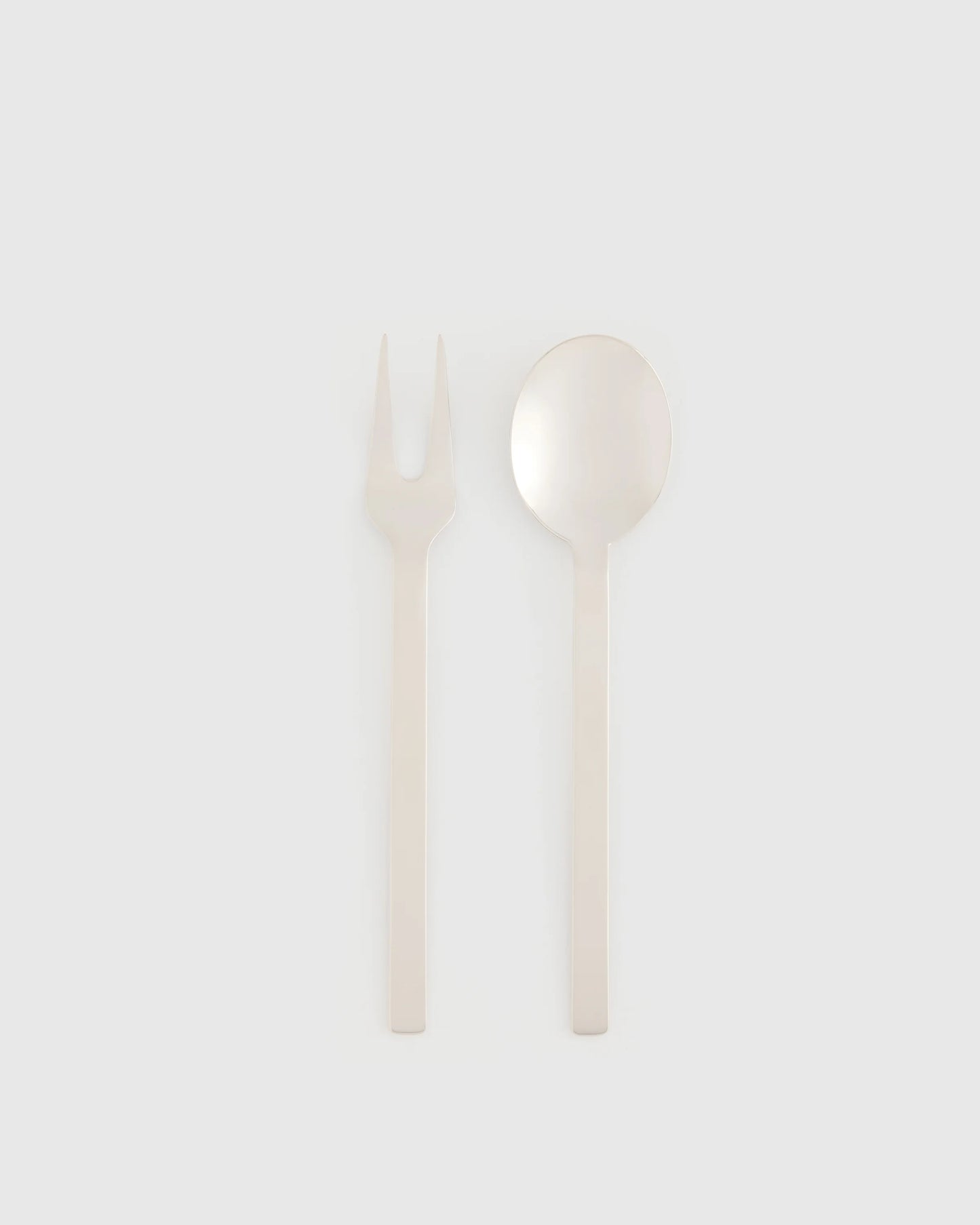 Stile 2-Pc Serving Utensil Set by Mepra - One Size / Polished Stainless Steel
