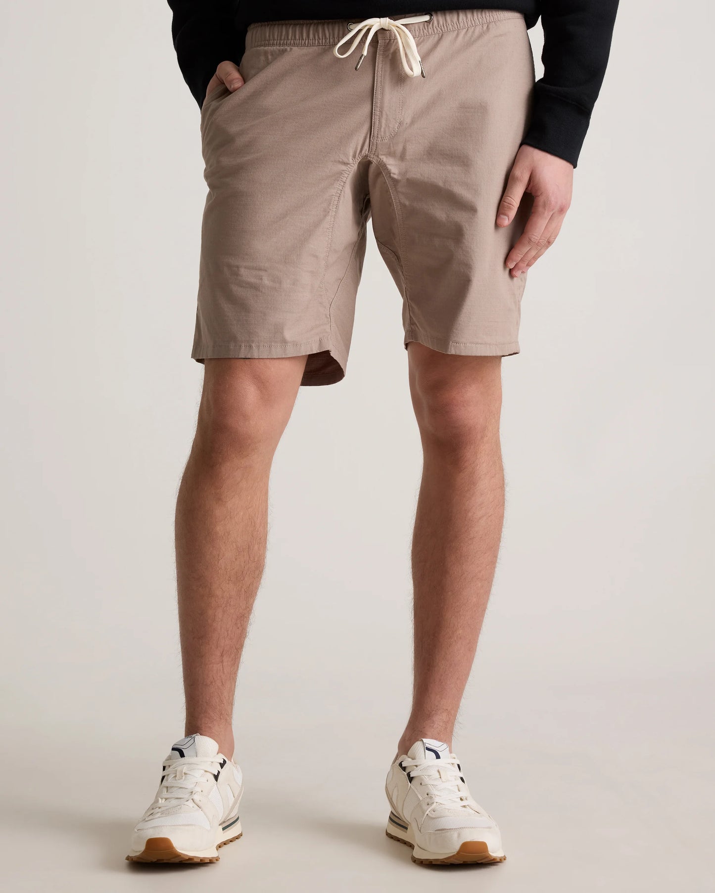 Organic Stretch Ripstop Shorts - 10" - S / Morel Grey