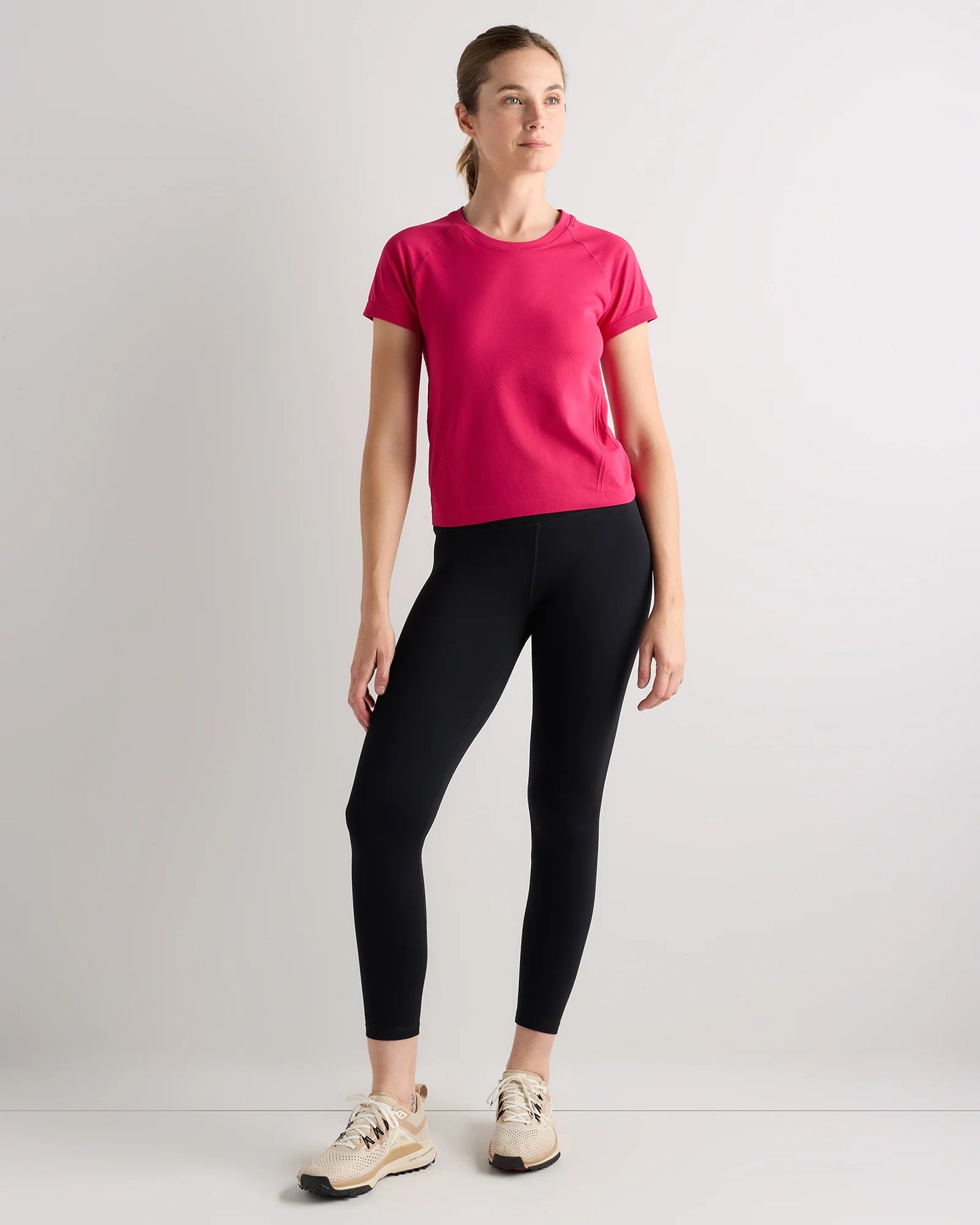 Seamless Waist-Length Tee - XS / Azul Blue