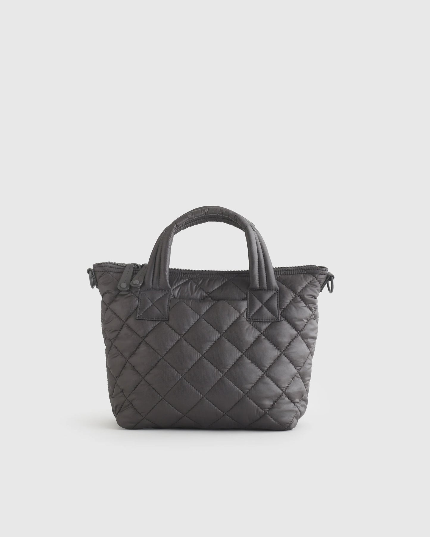 Transit Quilted Small Crossbody Tote - One Size / Taupe Brown