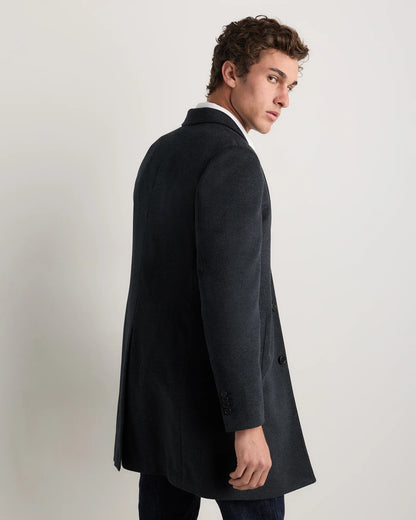 100% Mongolian Cashmere Car Coat - S / Camel