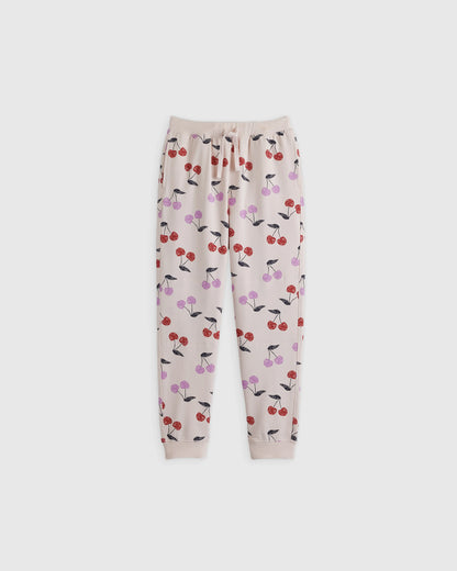 Organic Cotton French Terry Joggers 2-Pack - 6 / Cherries/Navy