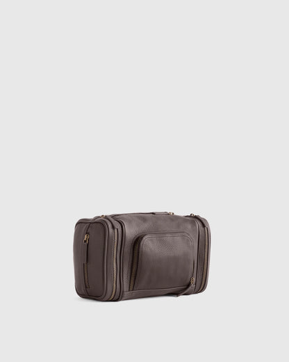 Nappa Leather Toiletry Bag - One Size / Black