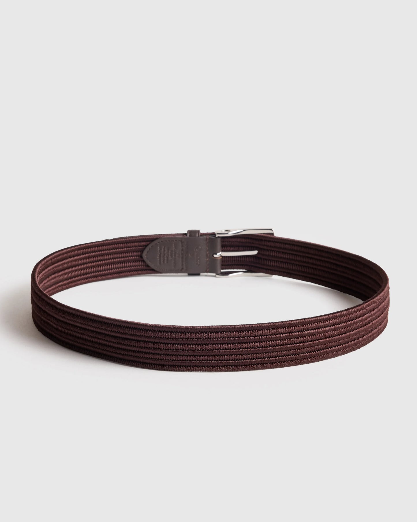 James Woven Stretch Belt - 30 / Black
