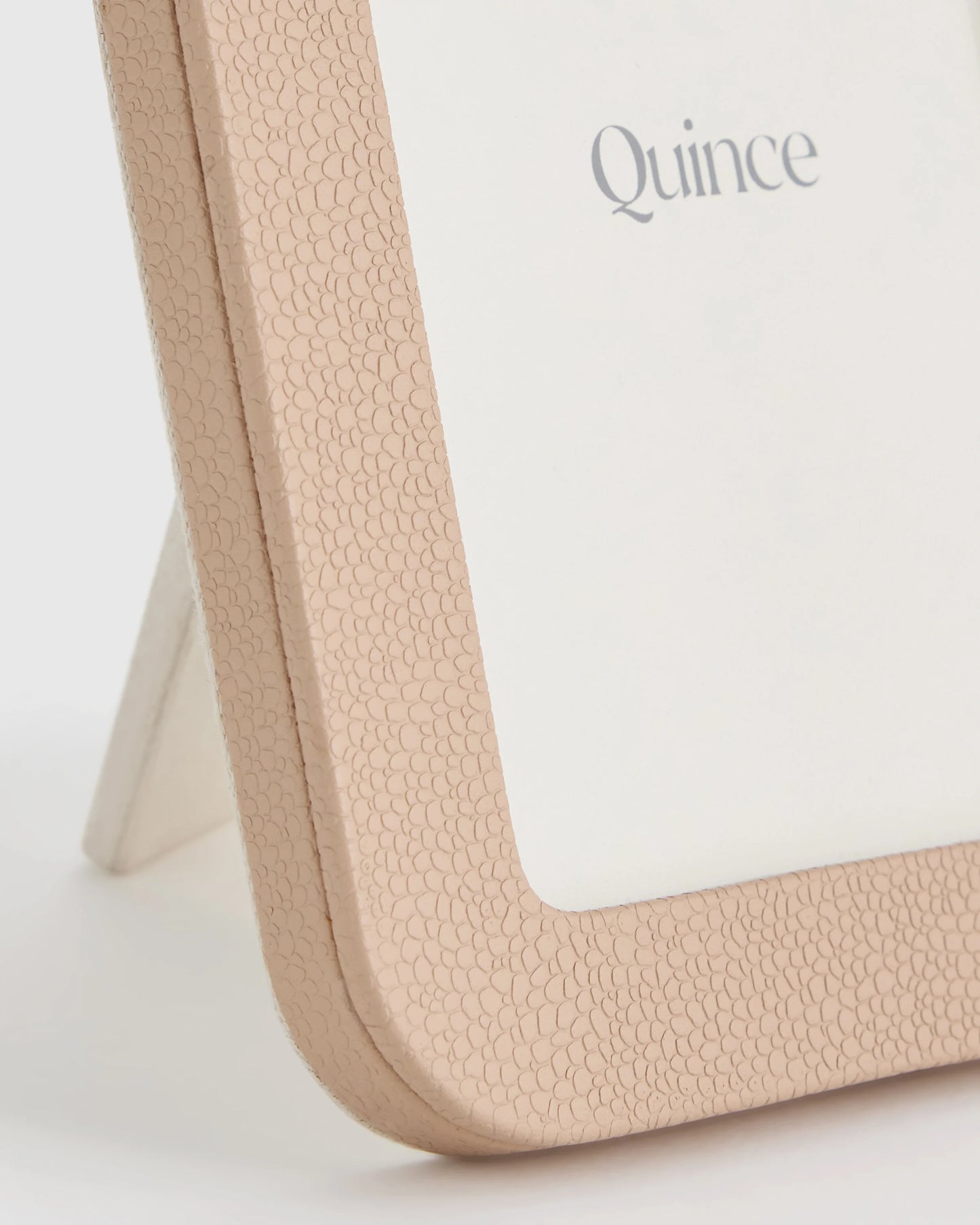 Shagreen Leather Picture Frames - 4x6 photo / Blush