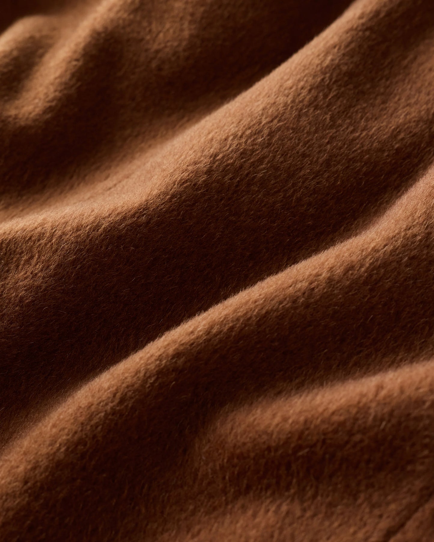 Camel Hair Double-Breasted Overcoat - S / Vicuna