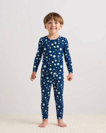 Bamboo Long Sleeve and Pant Pajama Set - 2T / Wildflower Dreams