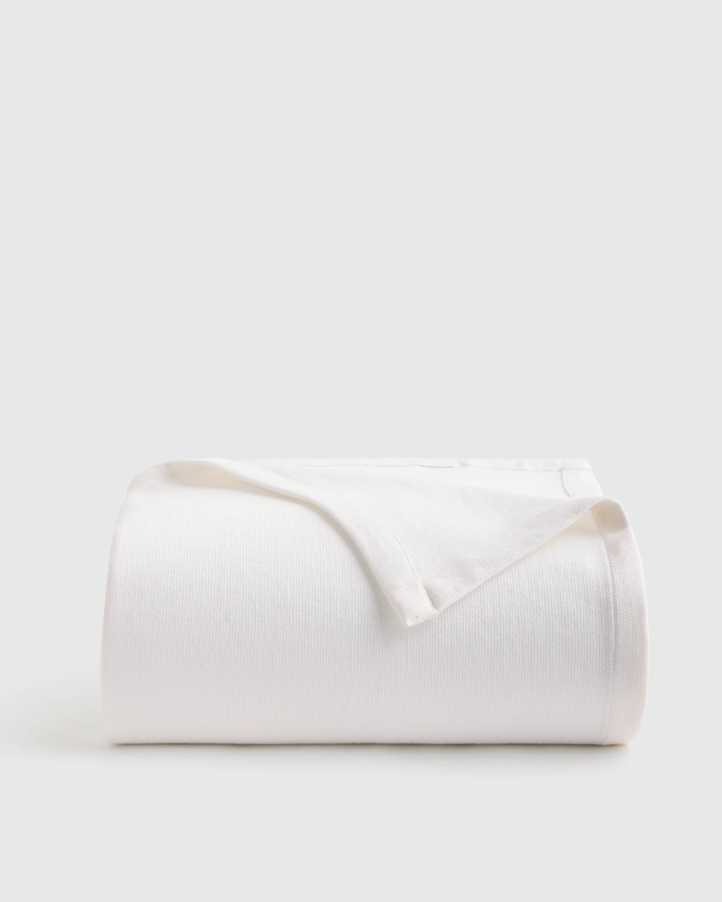 Luxury Organic Cotton Bed Blanket - Twin / White