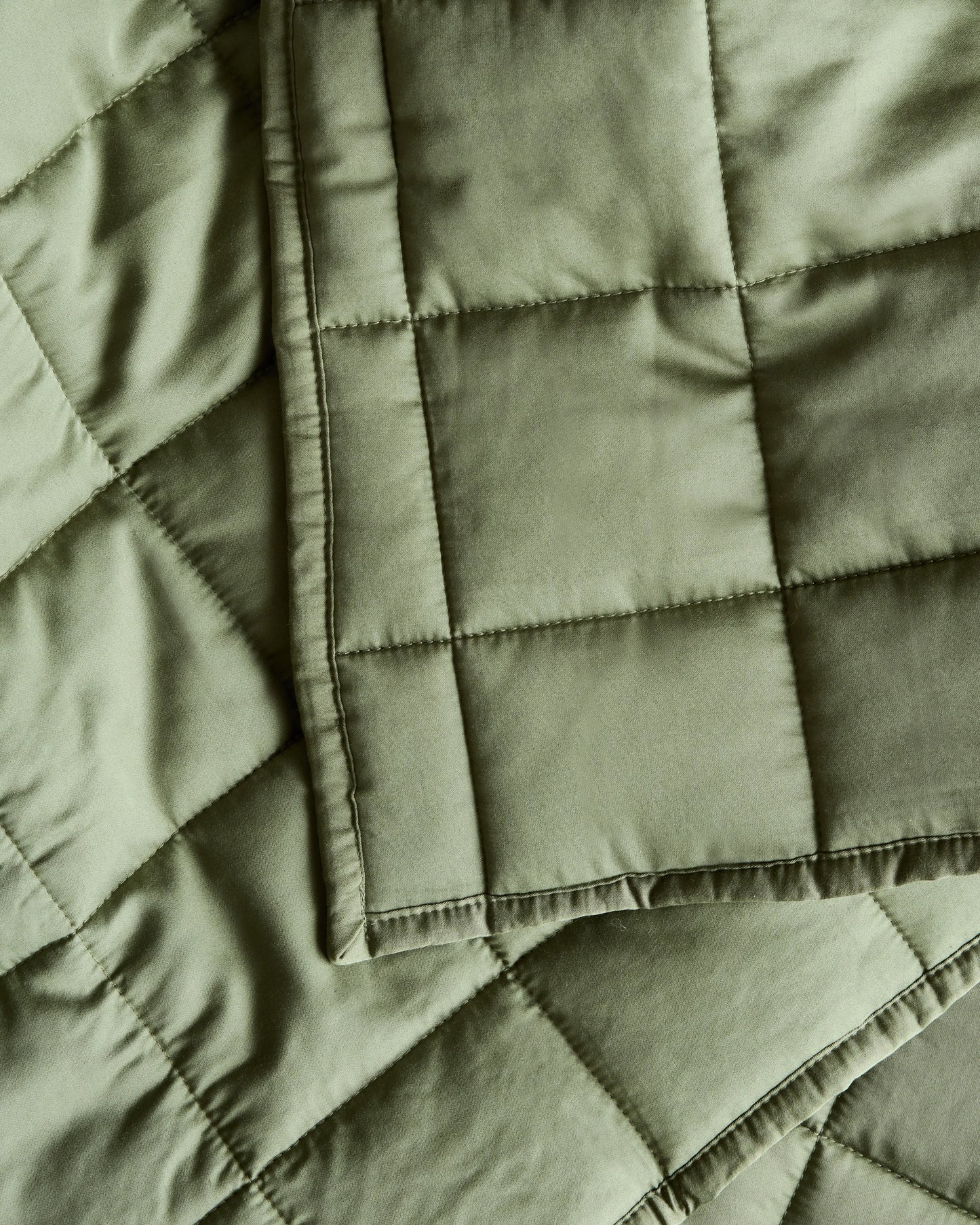 Bamboo Box Quilt - Twin / Sage