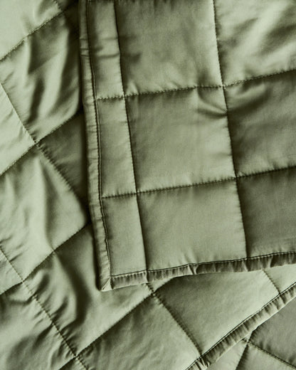 Bamboo Box Quilt - Twin / Sage