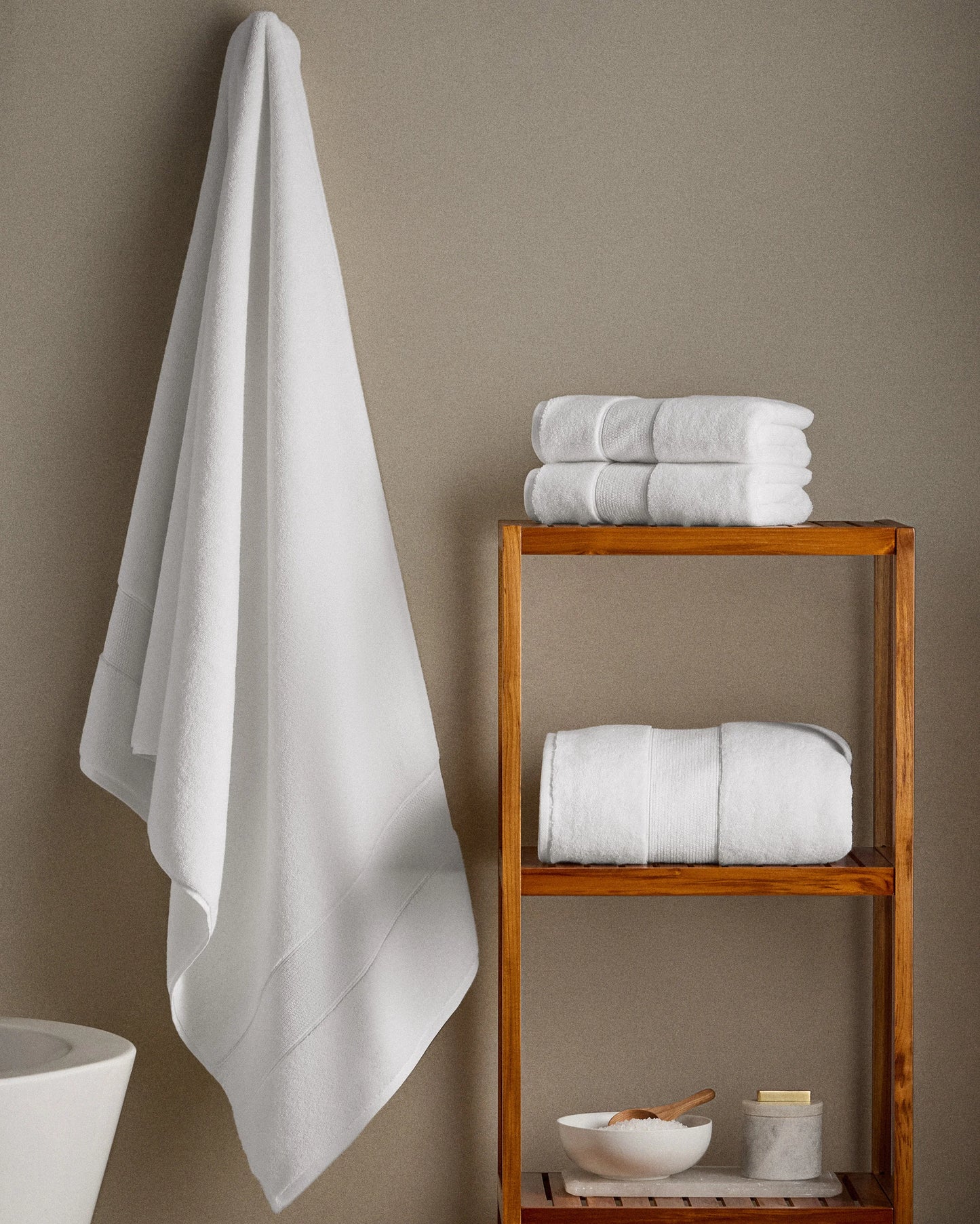 Classic Organic Turkish Cotton Bath Sheet Bundle (4 pieces) - One Size / White