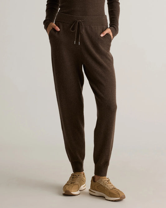Mongolian Cashmere Sweatpants - XS / Brown