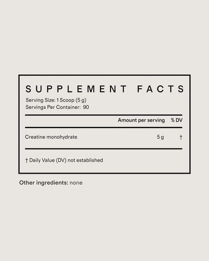 Micronized Creatine Monohydrate - 90 Servings / No Color