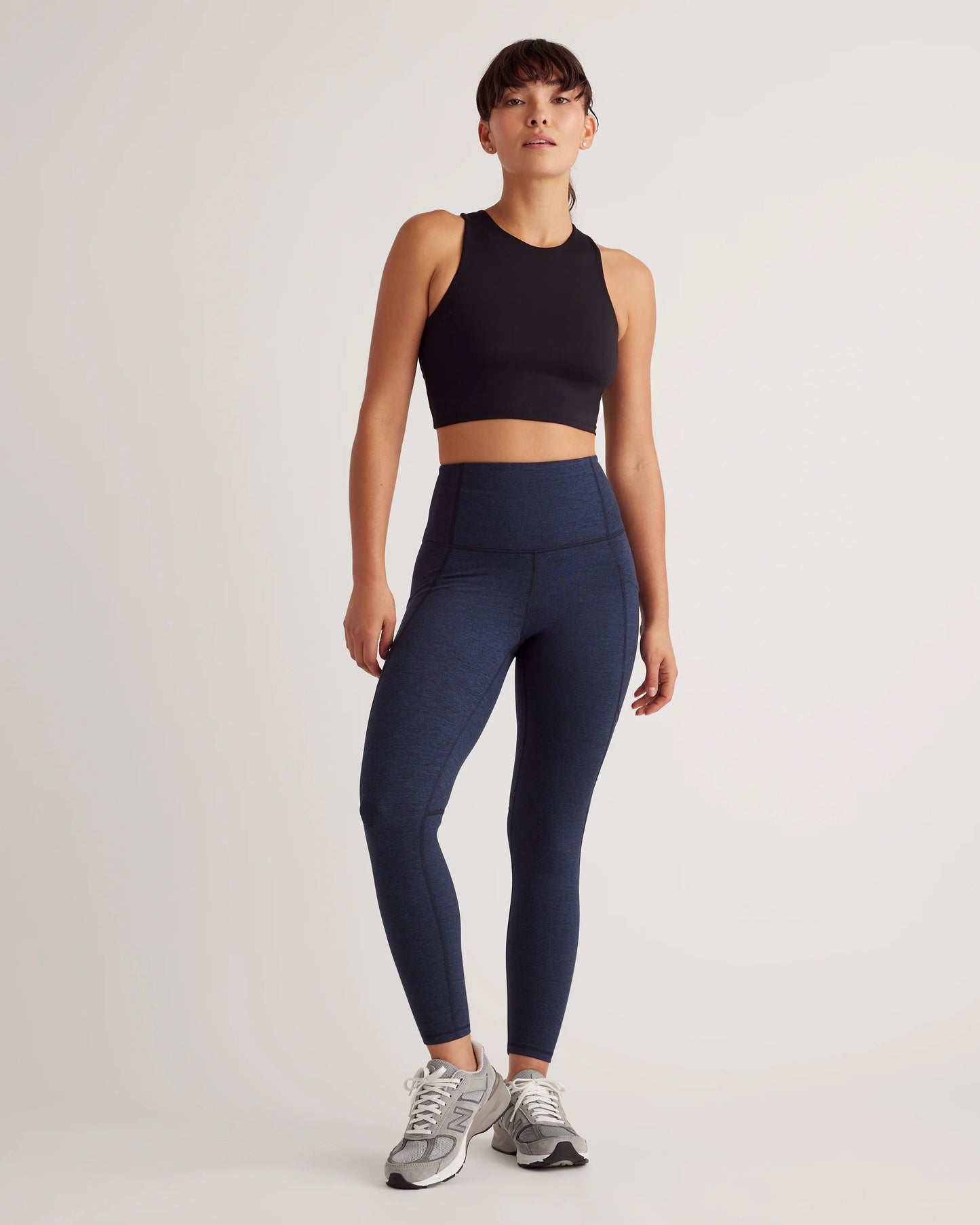Ultra-Soft High-Rise Pocket Legging - XS / Heather Espresso