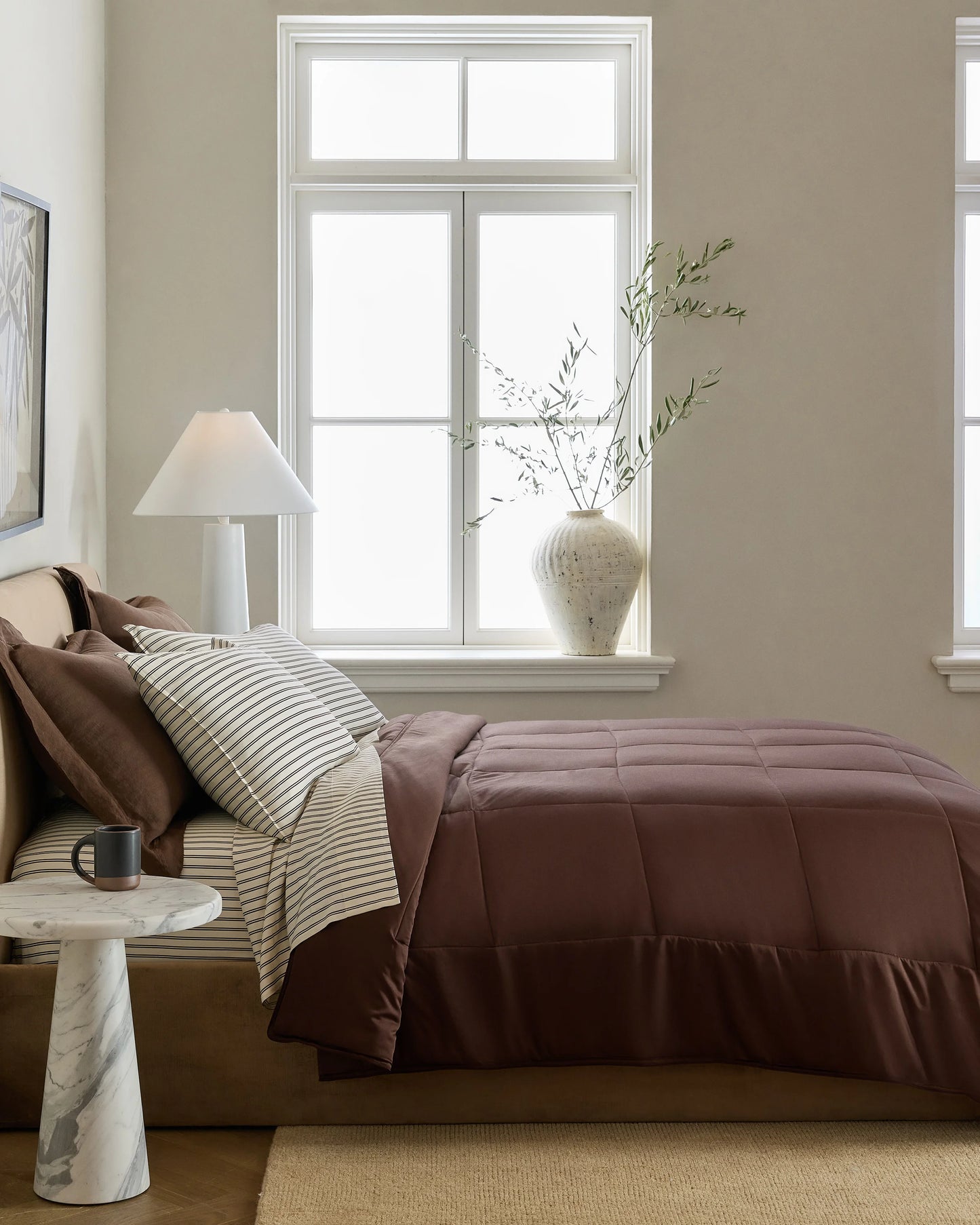 Bamboo Comforter - Twin / Soft Pink