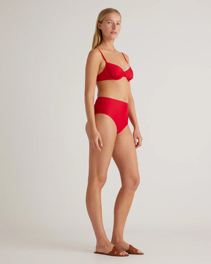 Italian High-Rise Bikini Bottom - XS / Black
