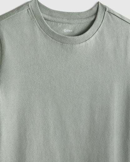 100% Organic Cotton Jersey Short Sleeve Tee - 6 / Dino Sketch
