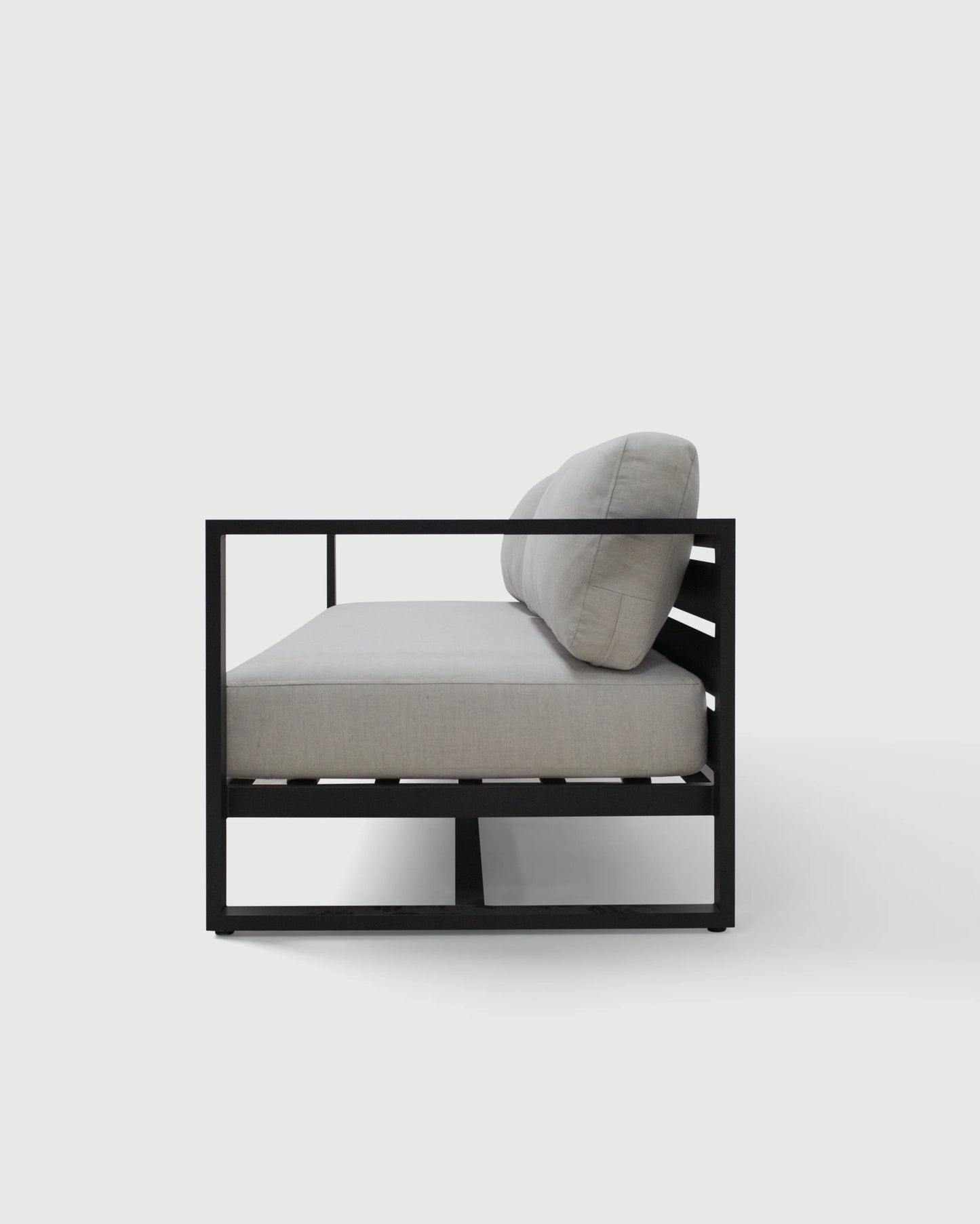 Linear Aluminum Outdoor Sofa - 65" / Dark Charcoal