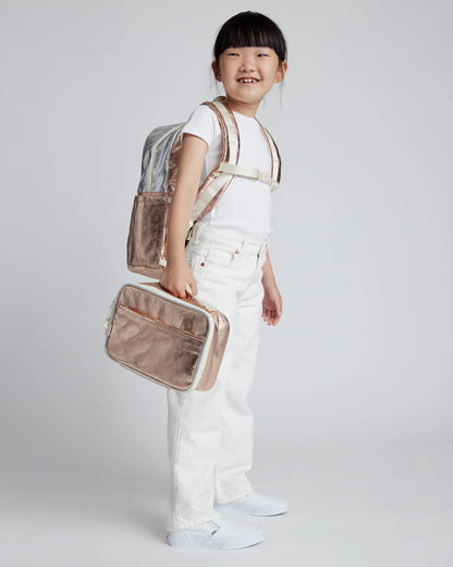 Recycled Double Pocket Backpack - One Size / Rainbow Clouds