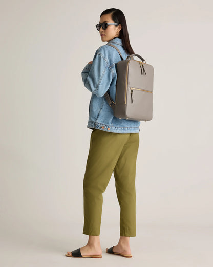 Marlow Laptop Backpack - One Size / Soft Ivory