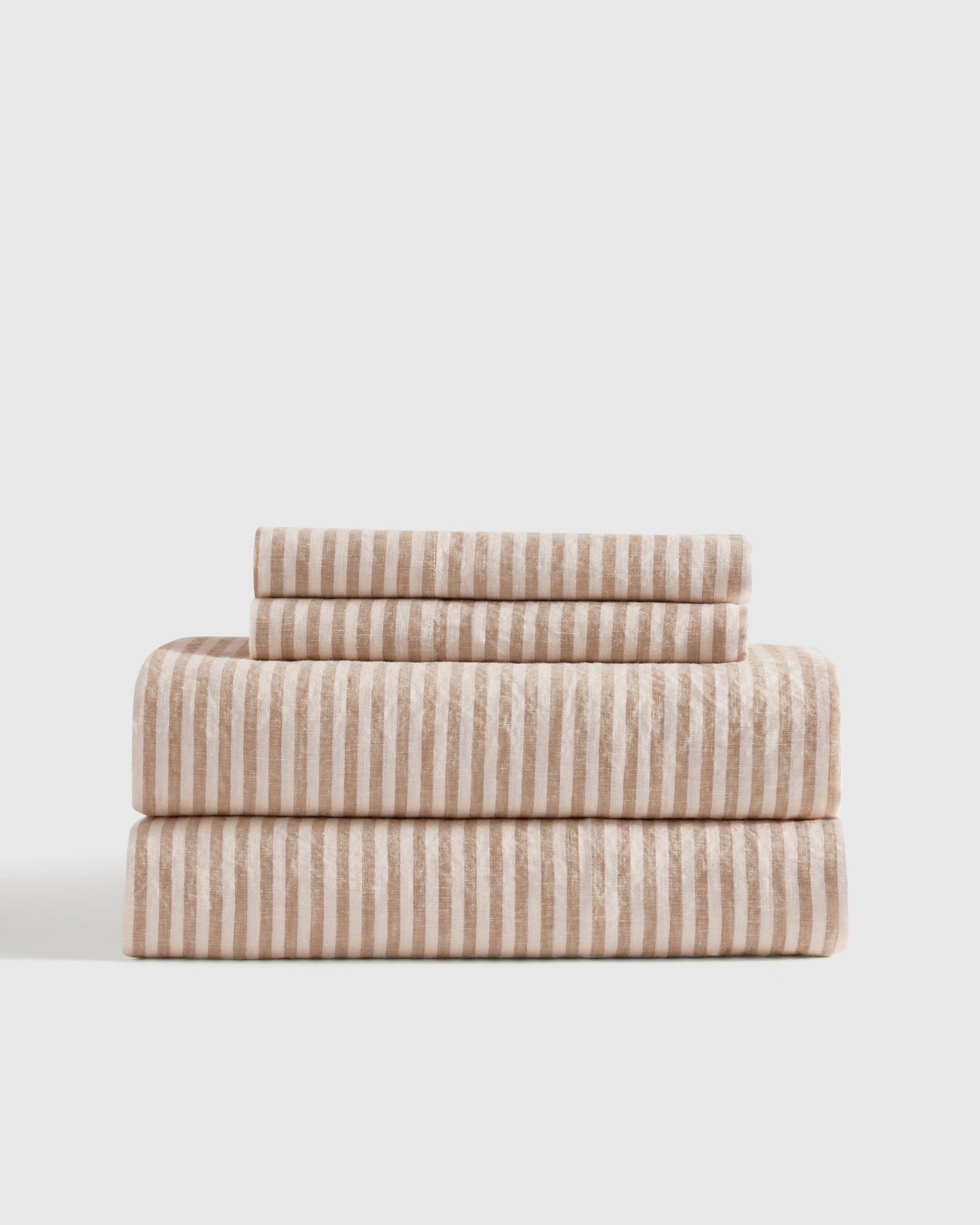 European Linen Sheet Set - Twin / Peach