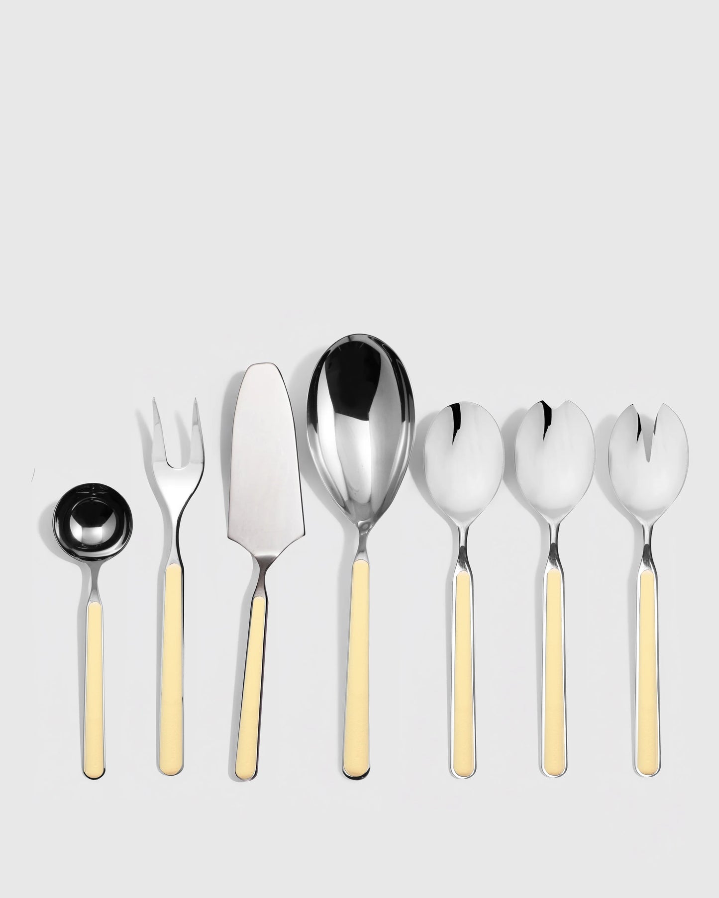 Fantasia 7-Pc Serving Utensil Set by Mepra - One Size / Porcelain