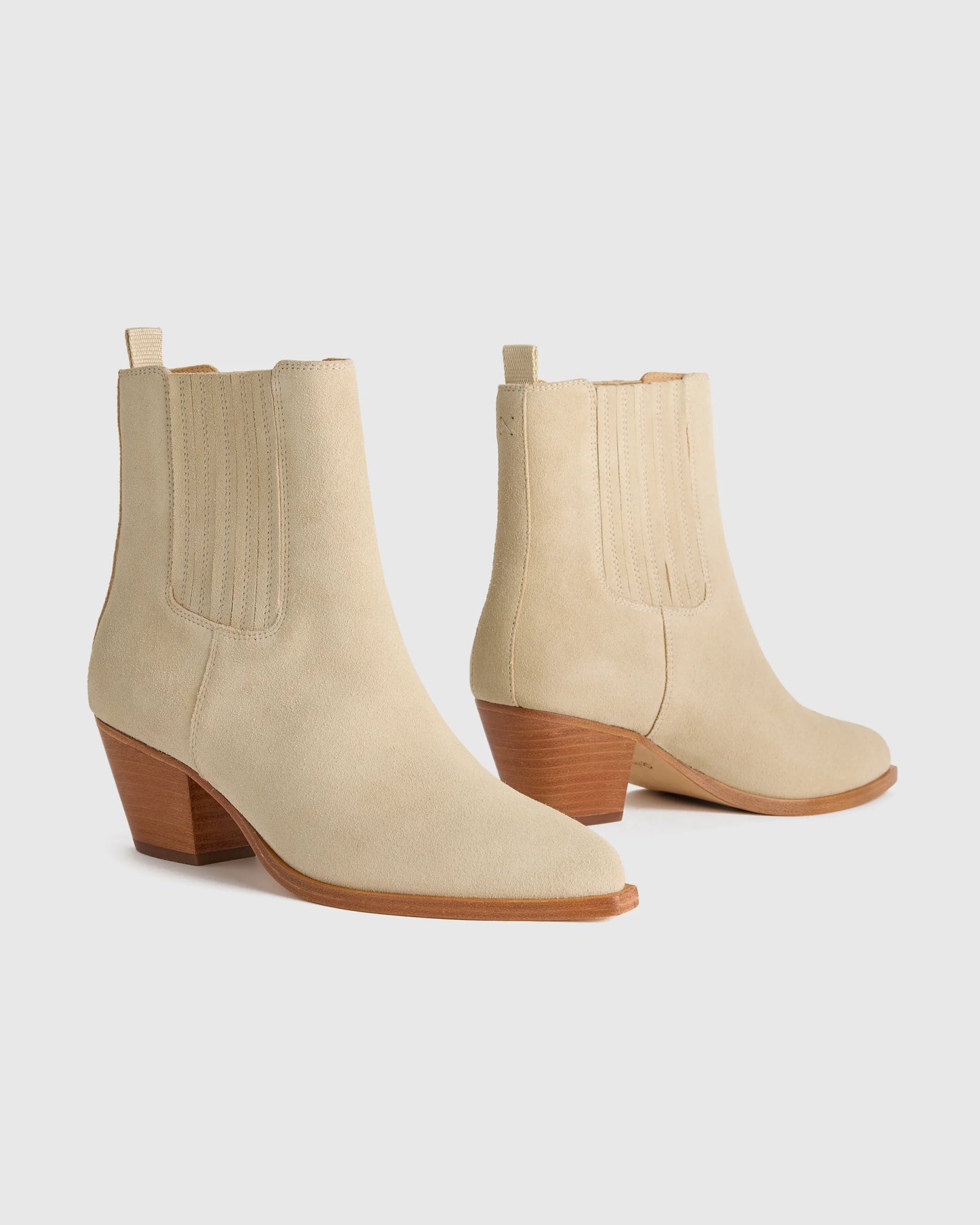 Italian Leather Western Chelsea Ankle Boot - 5 / Coffee Bean