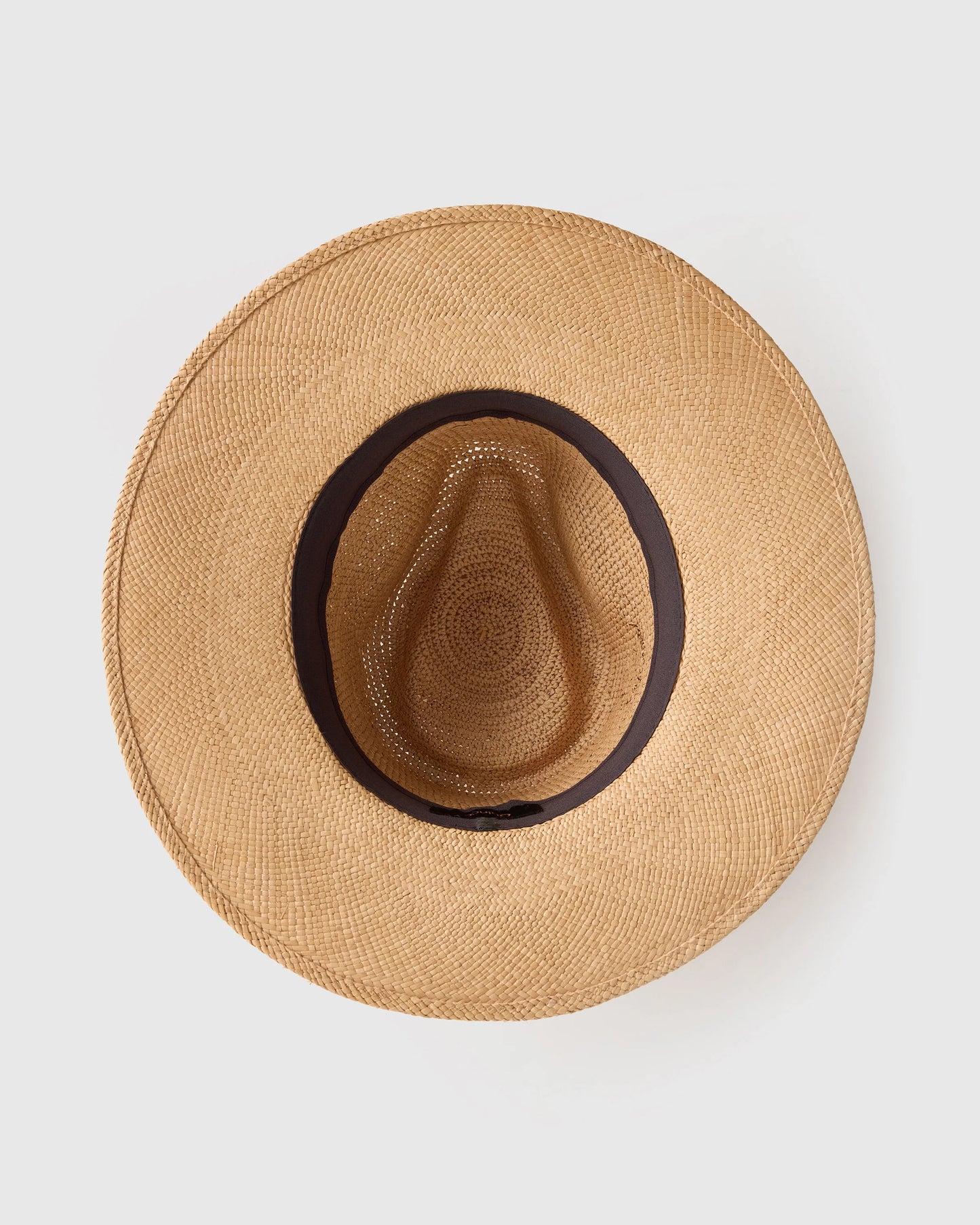 Toquilla Straw Crochet Fedora - S / Natural