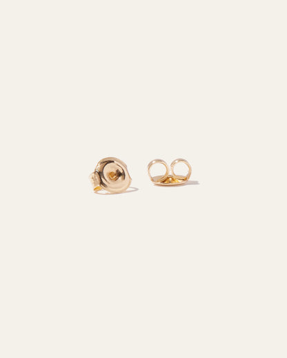 Croissant Hoops - One Size / Gold Vermeil