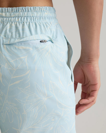 Italian Swim Trunks - 7" - XS / Navy Diamond Geo