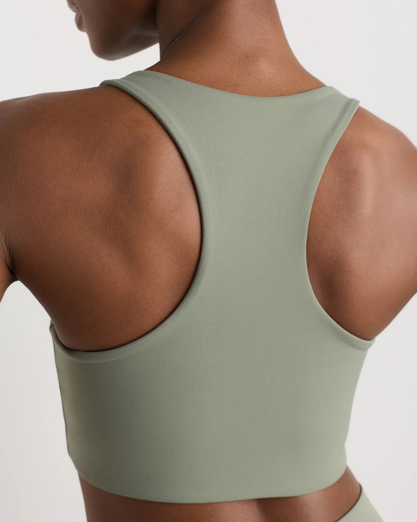 Ultra-Form Scoop Neck Longline Bra - XS / Black Camo