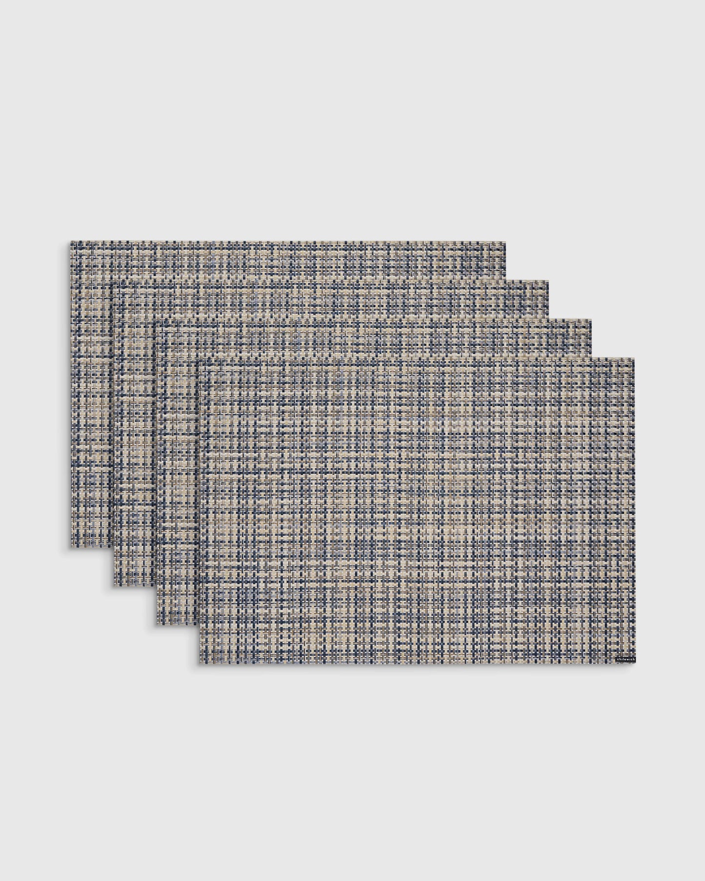 Basketweave Easy-Care Rectangular Placemat, Set of 4 by Chilewich - One Size / Celadon