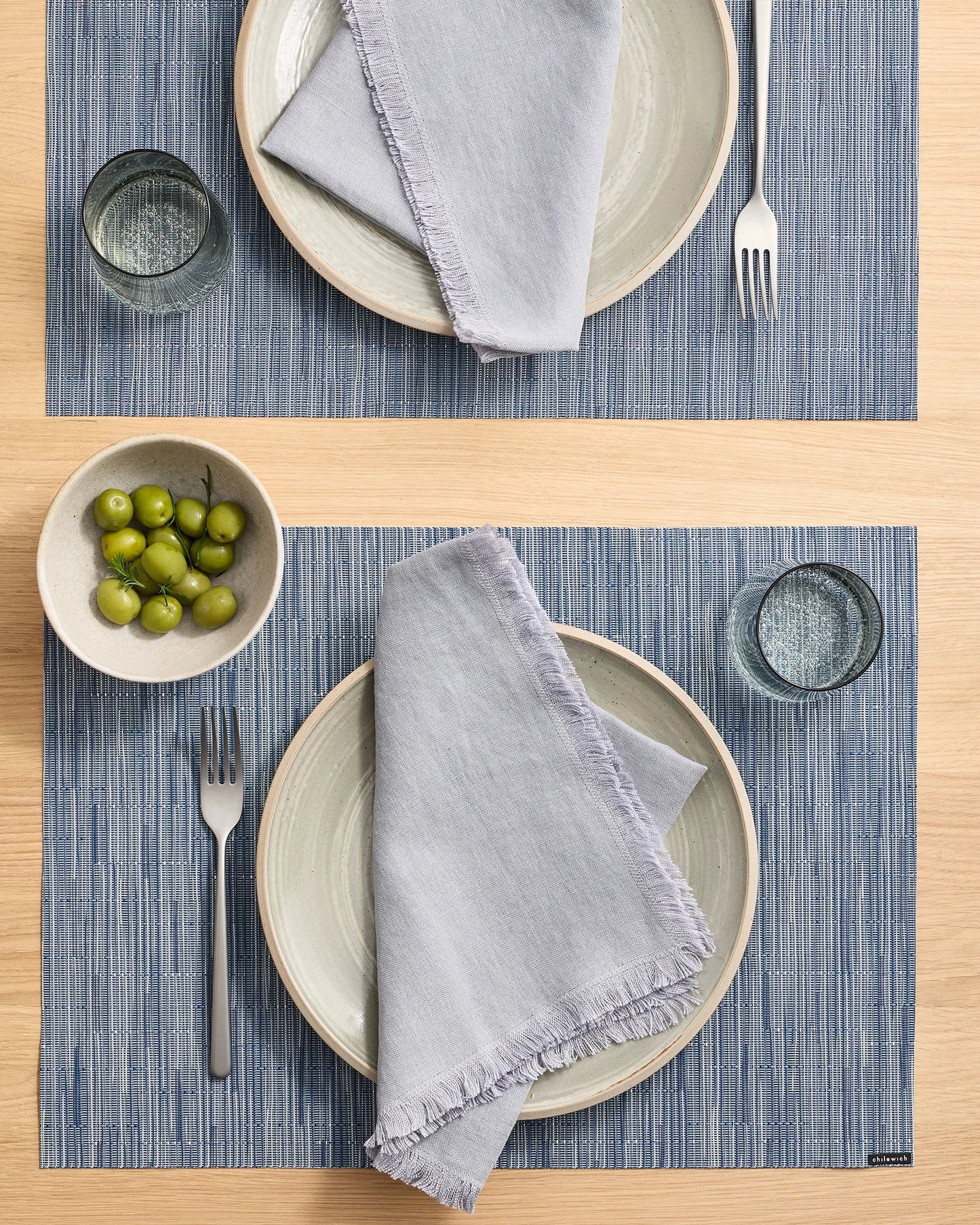 Bamboo Easy-Care Rectangular Placemat, Set of 4 by Chilewich - One Size / Coconut