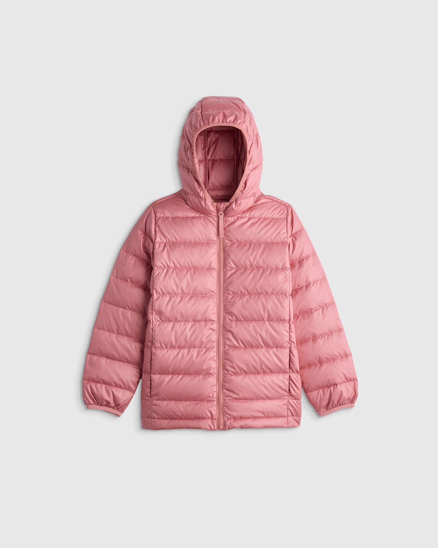 Lightweight Down Hooded Puffer Jacket - 2T / Tidepool