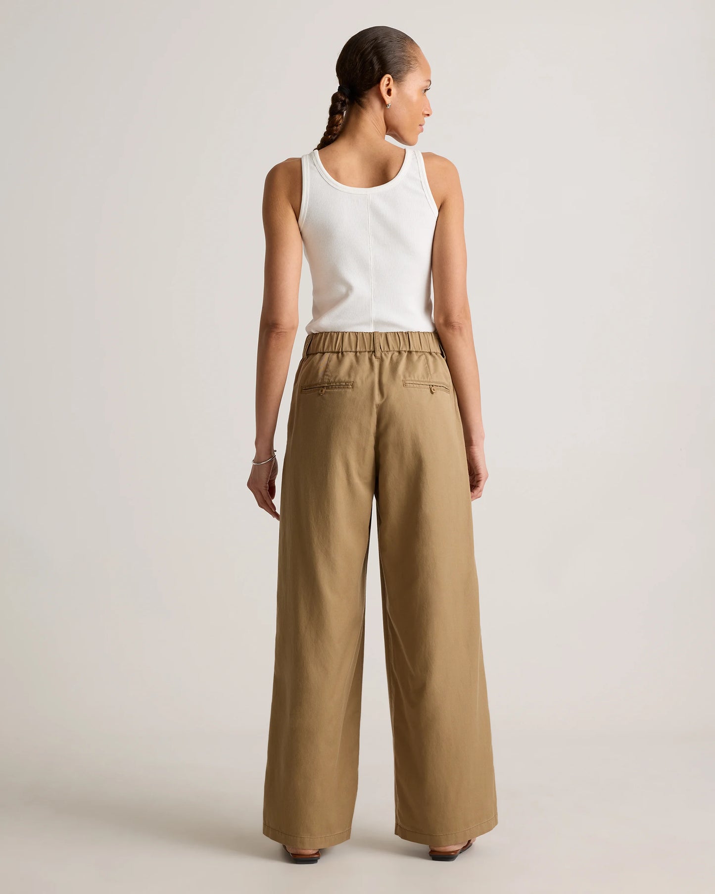 Drapey Twill Pleated Trouser - 0 / Baywood