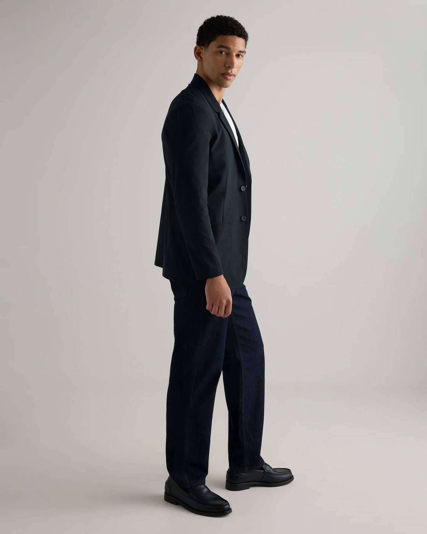 Performance Stretch Technical Blazer - M / Deep Navy