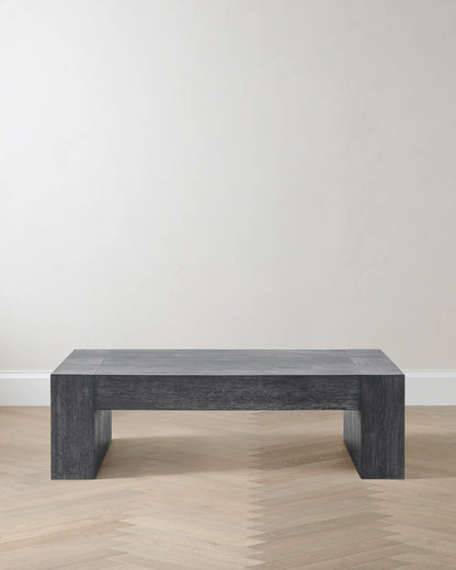 Reclaimed Oak Waterfall Coffee Table - 60" / Weathered Oak