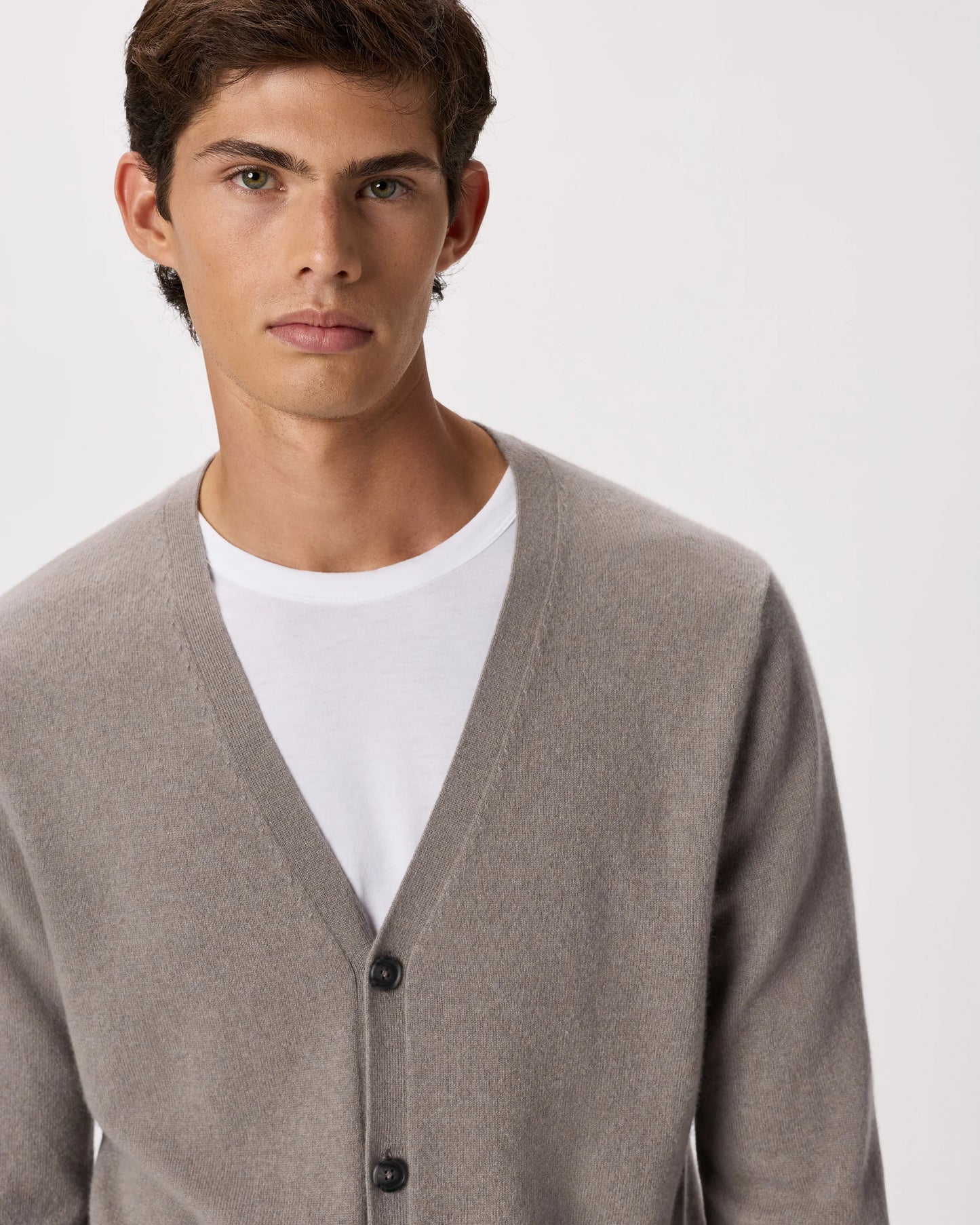 Mongolian Cashmere Cardigan Sweater - S / True Navy