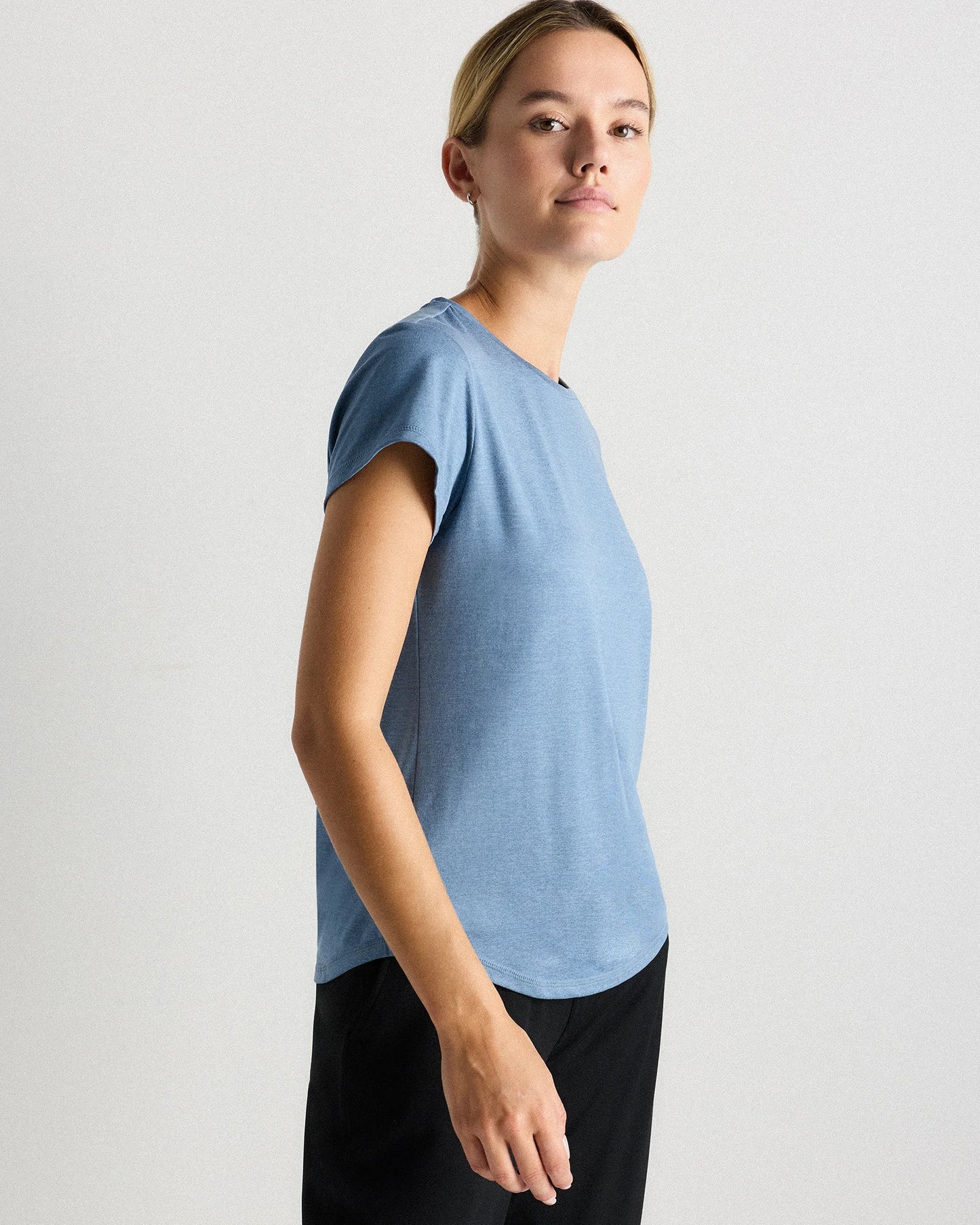 Flowknit Breeze Tee - XS / Heather Green