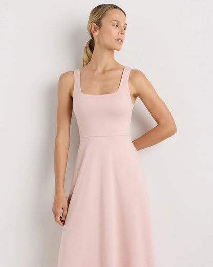 Flowknit Breeze Fit & Flare Dress - XS / Heather Green